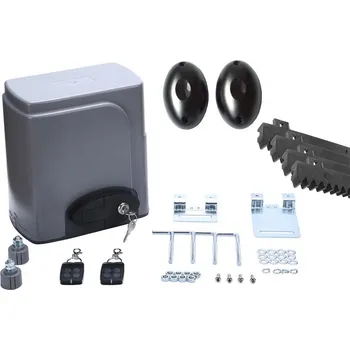 Pohon brány LURECOM KIT MASTER 600/800 - 2 sady pohonu pro posuvné brány do 600kg a 800kg, 2x DO, 4m hřebenu a fotobuňka Velikost: 800