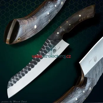 Kuchyňský nůž mačeta - nůž Dellinger "D2" Gungnir Wenge Chopper