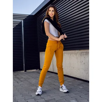 Dámské kalhoty Kamelové dámské tepláky Bolf CK-01B - S