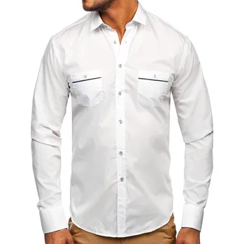 Pánská košile Pánská košile BOLF 5792 bílá - L