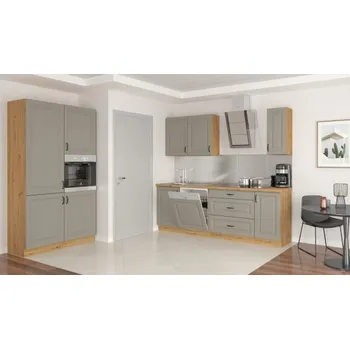 Kuchyňská linka Stolarz-Lempert Kuchyňská linka Stilo ClayGRAR - Sestava 2, Clay Grey + Artisan