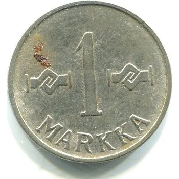 Sběratelství FINSKO. 1 markka 1961.