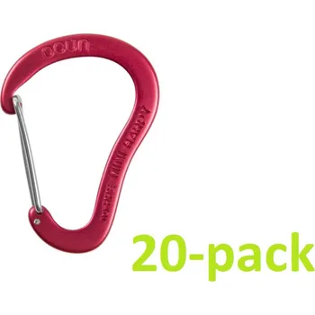 karabina Balení mini karabin Ocún Harpy red 20-pack