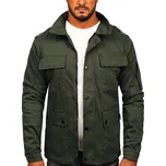 Khaki pánská bavlněná přechodová bunda Bolf 10290 - M