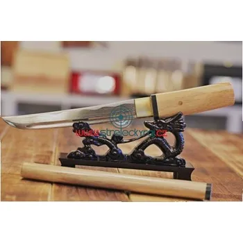 Replika zbraně Tanto Shirasaya KAGAMI z překládané oceli