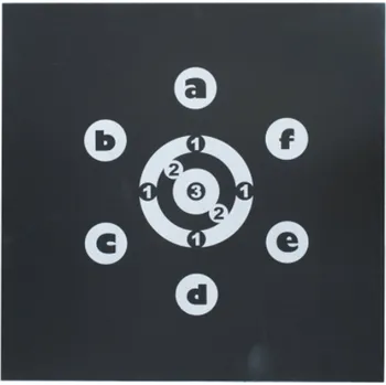 Kuše YATE Terčoviště "MASTER OF THROW" + stojan 90x90cm