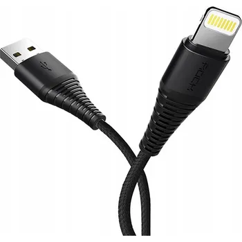 Datový kabel Kabel Rock USB - Apple Lightning 1,2 m černý