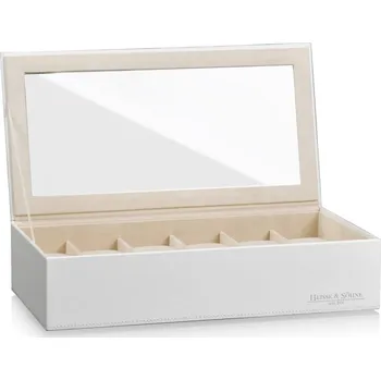Box na hodinky Kazeta na hodinky HEISSE & SÖHNE 70019-123.42 HS Mirage XL - horní modul pro 12 hodinek - Creme