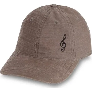 Kšiltovka Moderní kšiltovka s Houslovým klíčem - šedá