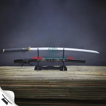 Replika zbraně katana Akunohana z uhlíkové oceli AISI 1045
