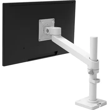 Podstavec pod monitor Ergotron NX Monitor Arm White, stolní nastavitelné rameno až 34" LCD, pivot, bílá