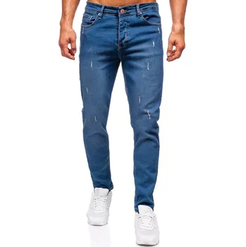 Pánské kalhoty Tmavě modré pánské džíny slim fit Bolf 6452 - 31/M