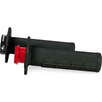 grip Rukojeti, gripy lock-on R20 Half Waffle (BETA RR 125-530), RTECH (černé, 1 pár)