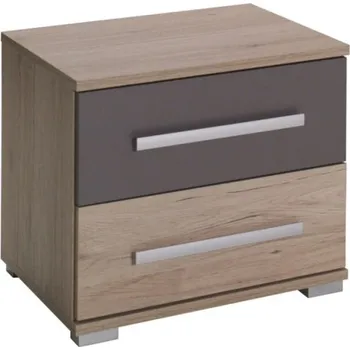 Noční stolek Maridex Noční stolek DIONE D02 Barva: Dub San Remo/Popel