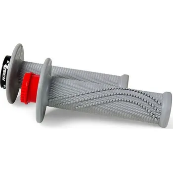 grip Rukojeti, gripy lock-on R20 Wave, RTECH (šedé, 1 pár)