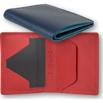 Peněženka Kožedělník Henry peněženka - KONFIGURÁTOR Vyberte barvu kůže: Modrá, Barva vnitřní kůže: Červená (300 Kč) Pánská kožená kompaktní peněženka
