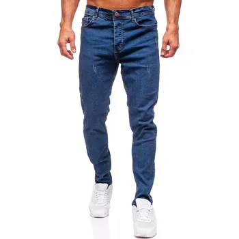 Pánské kalhoty Tmavě modré pánské džíny regular fit Bolf 6312 - 30/S