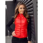 Červená dámská prošívaná vesta Bolf R0107AA - XL