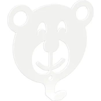 Věšák Šatní ramínko kovový Domer bílý