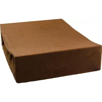Prostěradlo Kvalitex Prémiové jersey prostěradlo - tmavě hnědé - BedStyle - 220 x 200 cm