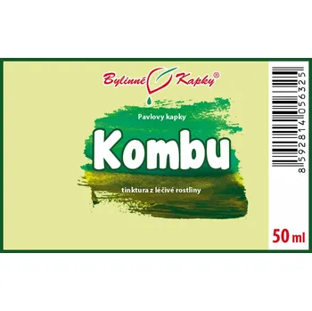 Doplněk stravy Bylinné kapky s.r.o. Kombu - Pavlovy bylinné kapky (tinktura) 50 ml