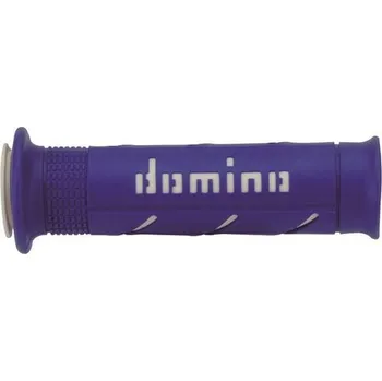 Rukojeti, gripy A250 (road) délka 120 + 125 mm, DOMINO (modro-bílé)