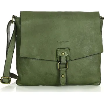Kabelka MARCO MAZZINI Kožená crossbody kabelka - zelená v46e Velikost: ONE SIZE
