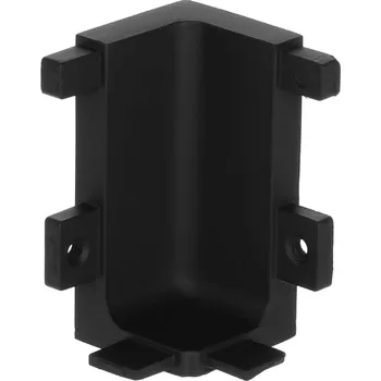 Nábytkové kování Interex design Vnitřní 90° roh pro profily GOLIAN - L / Černá matná