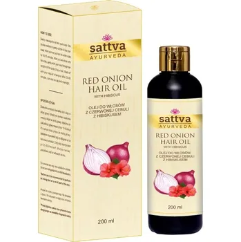 Vlasová regenerace Sattva olej na vlasy Red Onion 200ml