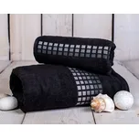 Froté osuška DARWIN, černá, 70x140cm