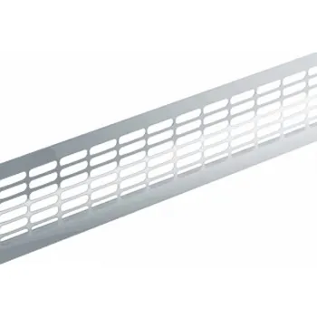 Větrací mřížka Den Braven VE11593 480 x 80 mm stříbrná