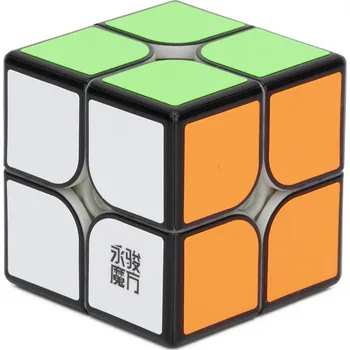 Hlavolam Kostka 2x2x2 YJ YuPo V2M Černá s nálepkami