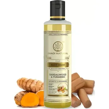 Sprchový gel Sprchový gel Santal & Kurkuma, Khadi Natural