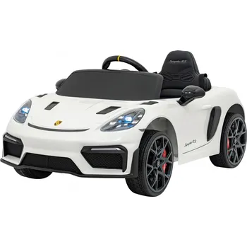 Dětské elektrovozidlo Mamido Elektrické autíčko Porsche Spyder RS 718 bílé