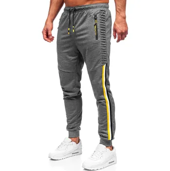 Pánské oblečení Antracitové pánské jogger kalhoty Bolf K10329 - 2XL