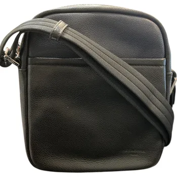 Hexagona kožená pánská taška modro-černá 686299-0121 noir/marine