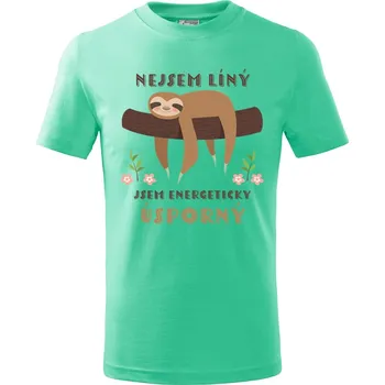 Chlapecké tričko DOBRÝ TRIKO Dětské tričko Energeticky úsporný Velikost: 158/12 let, Barva: Mátová
