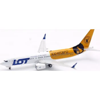 Plastikový model Inflight200 - Boeing B737 MAX 8, LOT Polish Airlines "100 Years Krosno Glass", Polsko, 1/200