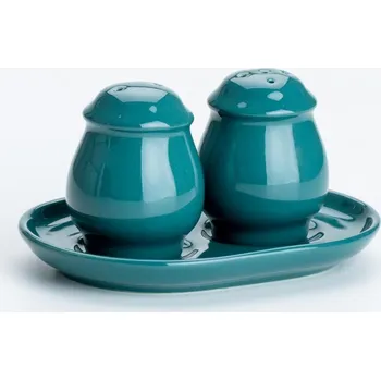 Keramická souprava na pepř a sůl tyrkysová