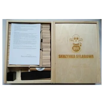 Dřevěná hračka Skrzynka Sylabowa