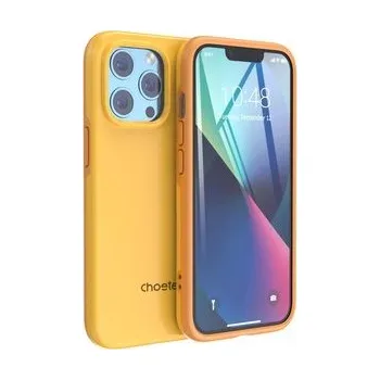 Pouzdro na mobilní telefon Pouzdro Choetech MFM Anti-drop Made For MagSafe pro iPhone 13 Pro oranžové (PC0113-MFM-YE)