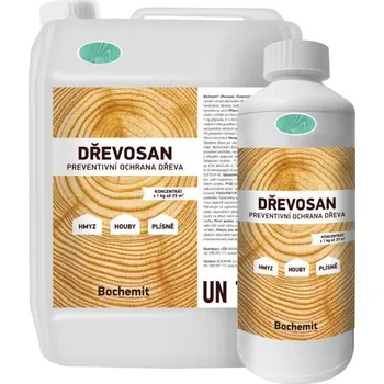 Lak na dřevo Bochemit DŘEVOSAN zelený Hmotnost balení: 15 kg + dárek k objednávce nad 1000Kč