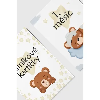 Julie Vanhaber Milníkové kartičky pro chlapečka