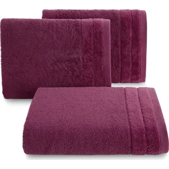 Osuška Bavlněná froté osuška s proužky DAMIAN 70x140 cm, růžová, 500 gr Mybesthome