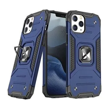 Wozinsky Ring Armor etui iPhone 14 Pro Max pancerny pokrowiec uchwyt magnetyczny ring niebieskie