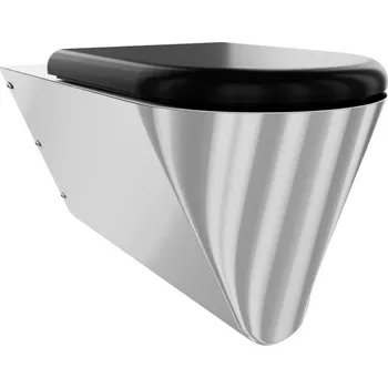 Klozet CAMPUS CMPX594BN - WC mísa, bezbariérová, černé sedátko 3600000652