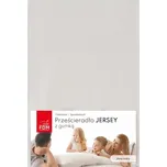 Nábytek PEGAS s.r.o. Prostěradlo JERSEY světle šedé - 180 x 200