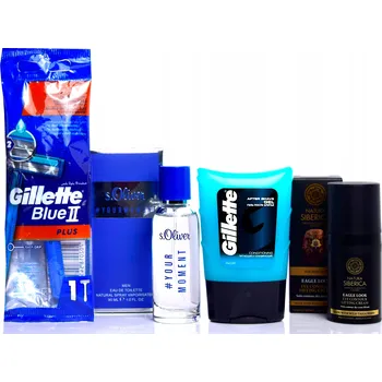 Kosmetická sada SADA KOSMETICKÝCH PŘÍPRAVKŮ DÁREK PRO MUŽE NA VÁNOCE + SÁČEK