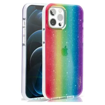 Telefonní příslušenství Kingxbar Ombre etui pokrowiec iPhone 12 Pro Max wielokolorowy