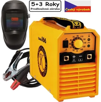 Svářečka Omicron Svářecí invertor GAMA 166 SET - kabely 16/5m + kukla